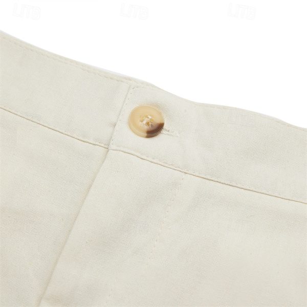 Work Shorts with Button Pocket, Comfortable for Holiday Wear - Image 4