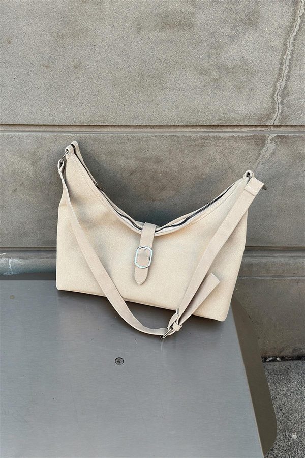 Elegant Beige Shoulder Bag - Image 10