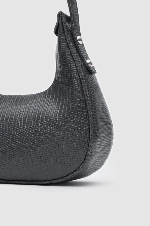 Chic Black Shoulder Bag - Image 4