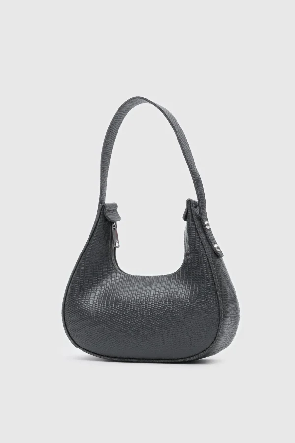 Chic Black Shoulder Bag - Image 3