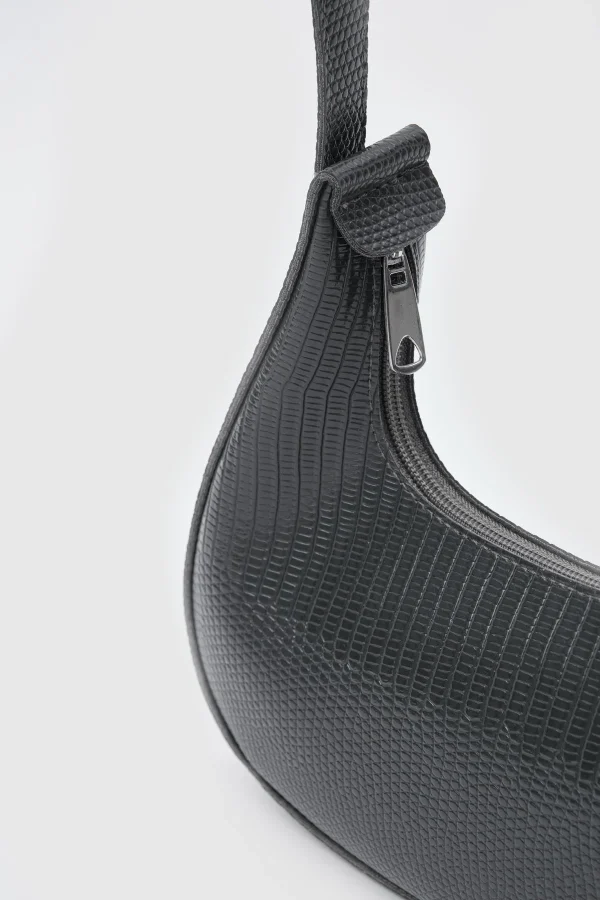 Chic Black Shoulder Bag - Image 5