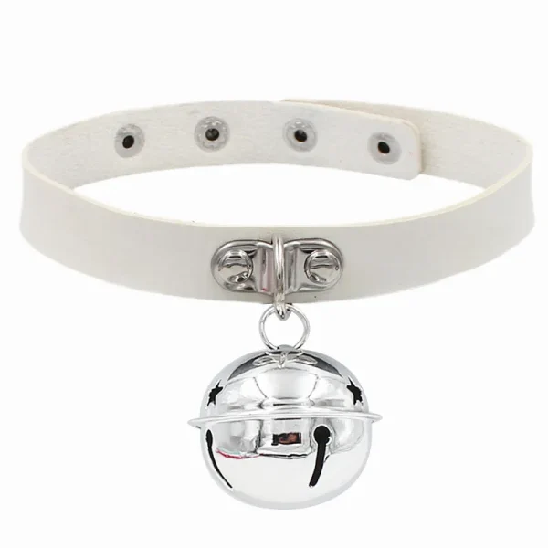 Punk Leather Patchwork Choker - Image 5