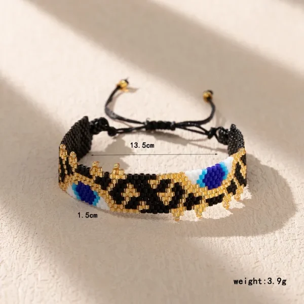 Geometric Handmade Beaded Bracelets