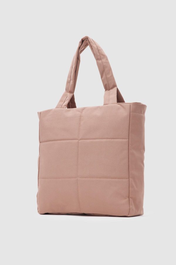 Elegant Quilted Tote Bag - Image 2