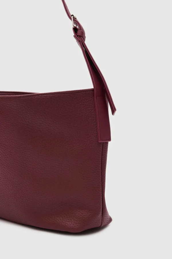 Chic Maroon Handbag - Image 5