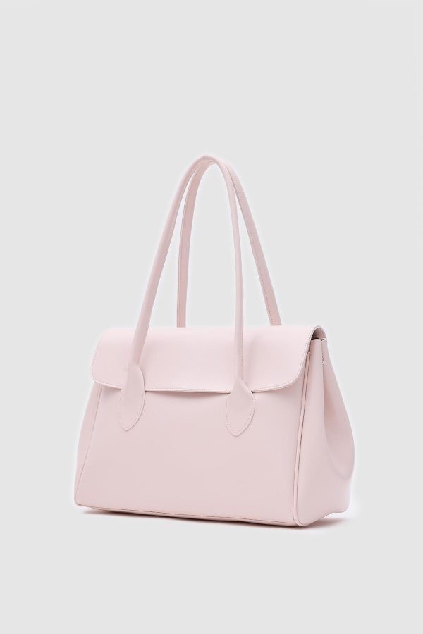 Chic Pastel Pink Handbag - Image 2
