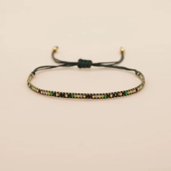 Geometric Seed Bead Knitted Bracelets - Image 6