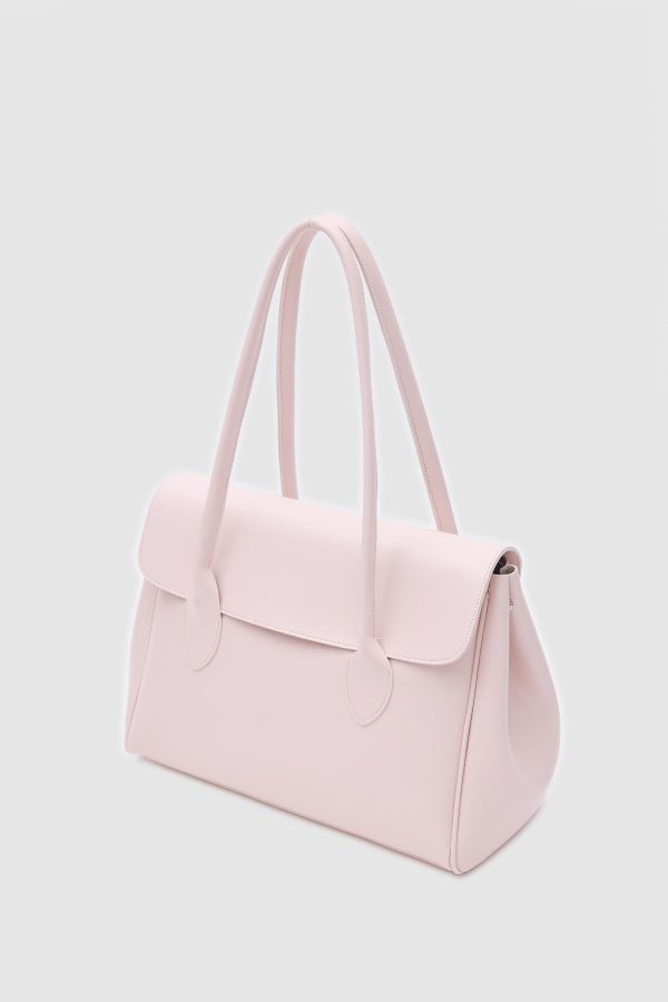 Chic Pastel Pink Handbag - Image 3