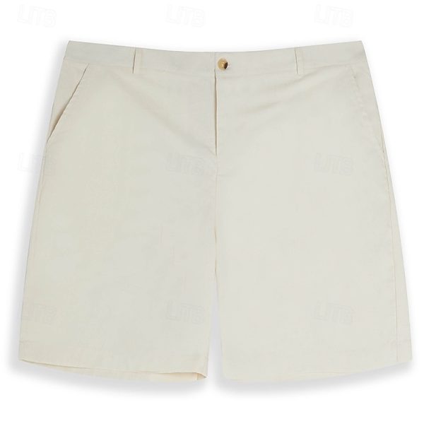 Work Shorts with Button Pocket, Comfortable for Holiday Wear