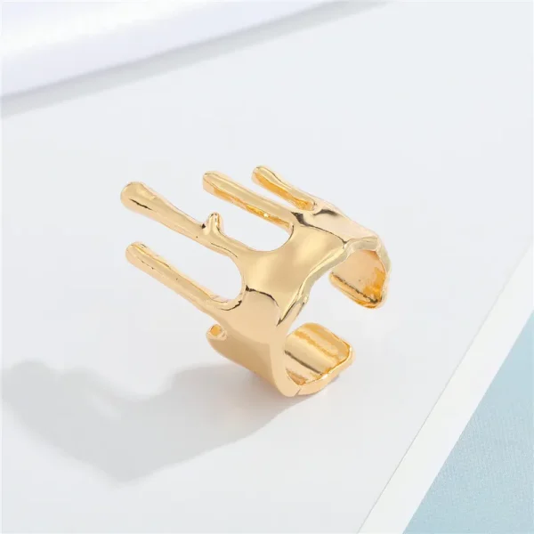 Crown Adjustable Ring - Image 2