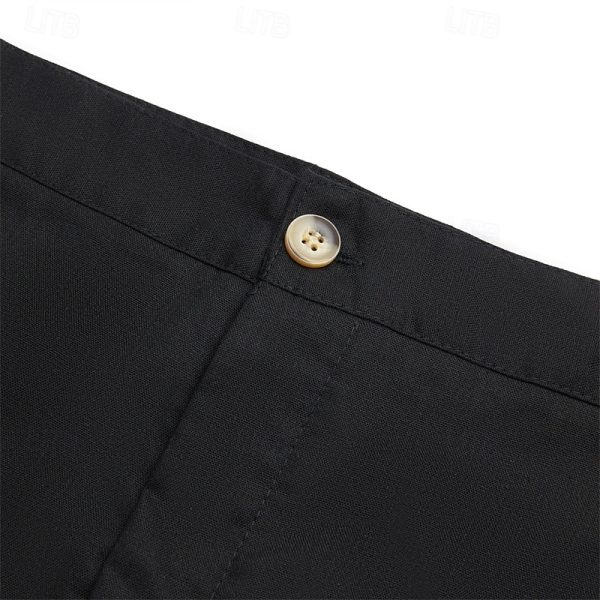 Summer Shorts with Zipper, Button Pocket, Breathable Fit - Image 5