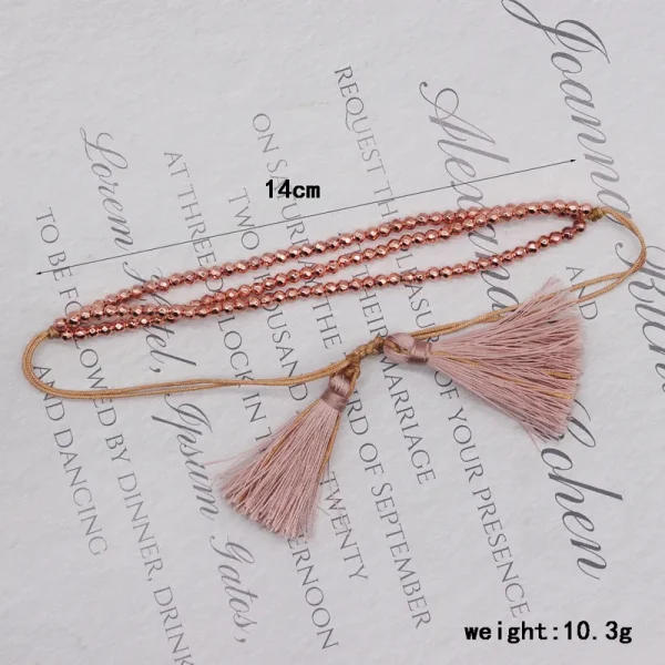 Geometric Handmade Beaded Bracelets - Image 2