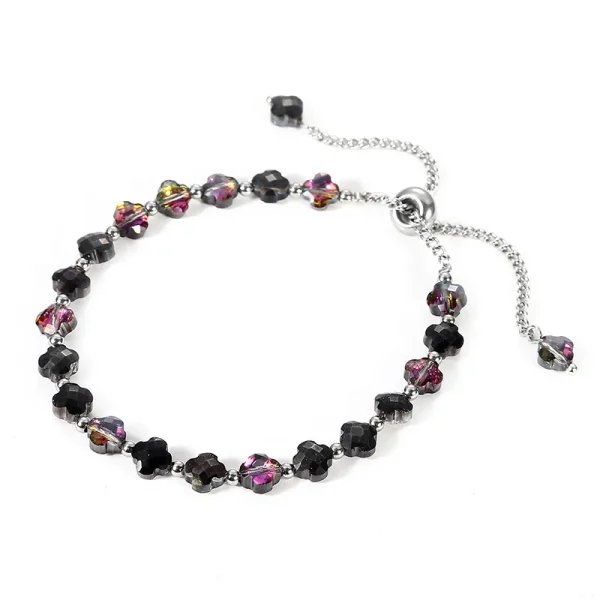 Adjustable Crystal Bead Bracelet