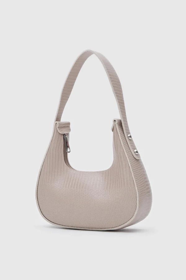 Elegant Textured Shoulder Bag - Image 2