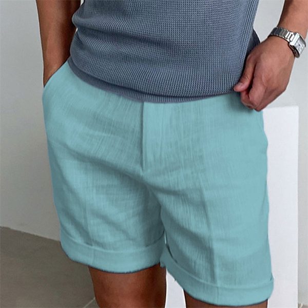 Work Shorts with Button Pocket, Comfortable for Holiday Wear - Image 10