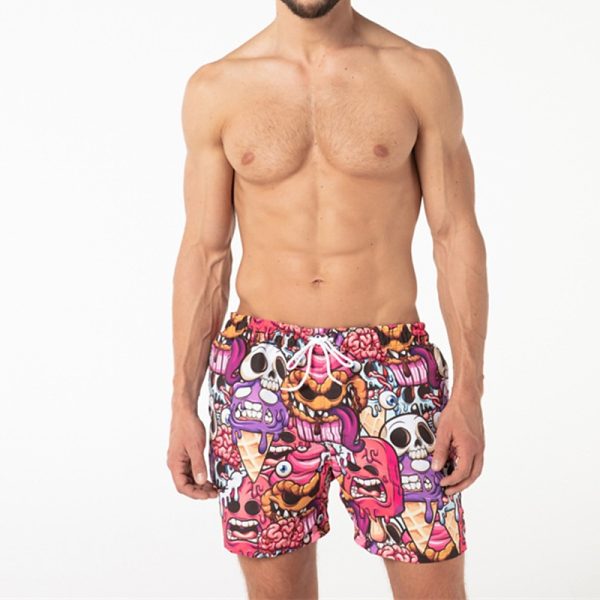 Multi-Pocket Cargo Shorts, Knee-Length, Casual Comfort - Image 2