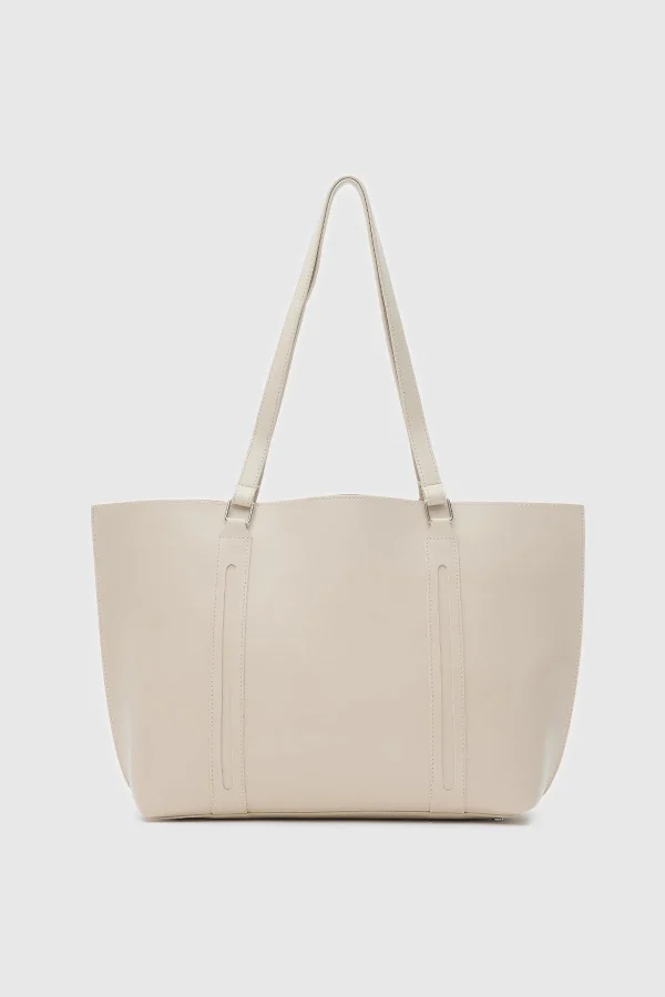 Elegant Beige Tote Bag