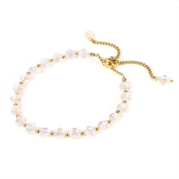 Adjustable Crystal Bead Bracelet - Image 11