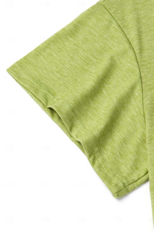 Cotton Cat Letter Print Tee - Image 10