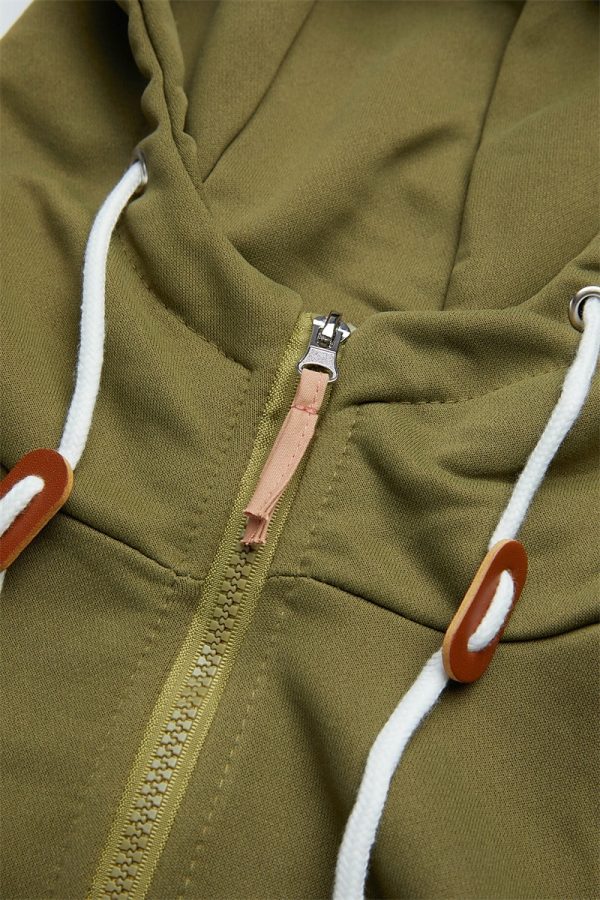 Quarter Zip Color Block Hoodie - Image 3