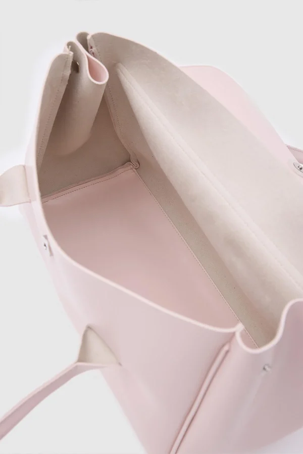 Chic Pastel Pink Handbag - Image 6