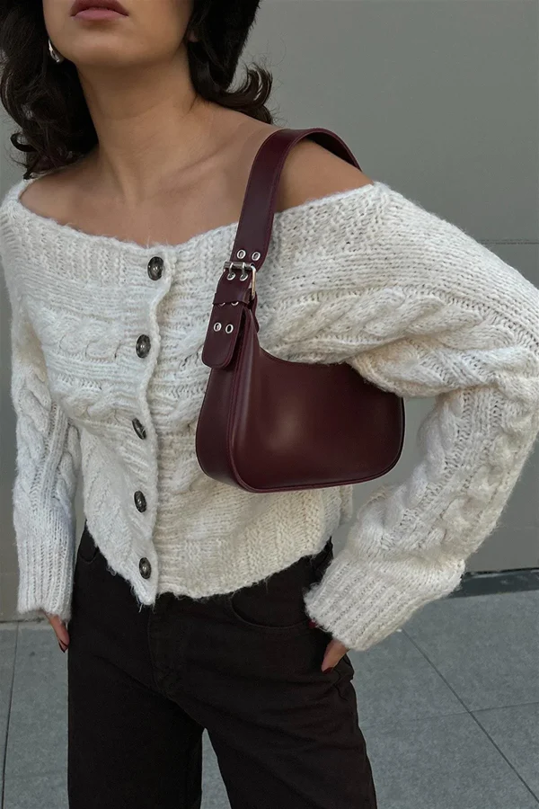 Chic Structured Shoulder Bag - Image 7