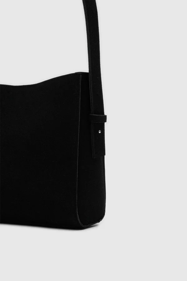 Classic Black Shoulder Bag - Image 4