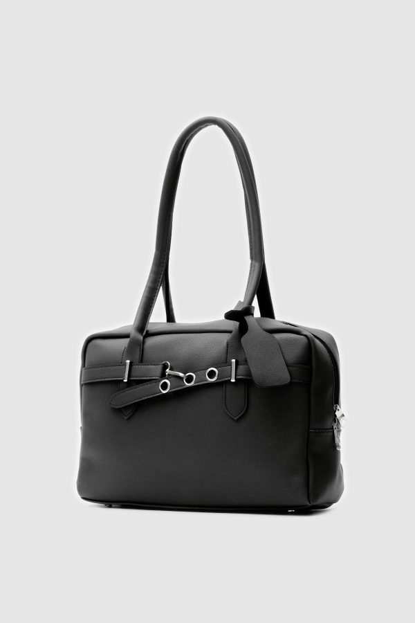 Elegant Black Tote Bag - Image 2