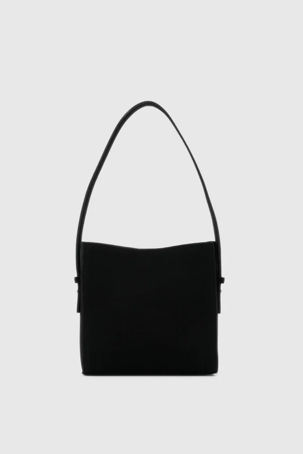 Classic Black Shoulder Bag