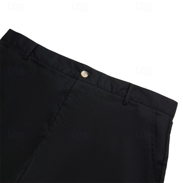 Summer Shorts with Zipper, Button Pocket, Breathable Fit - Image 4