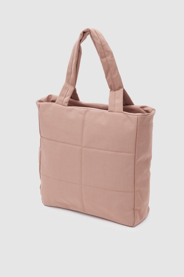 Elegant Quilted Tote Bag - Image 3