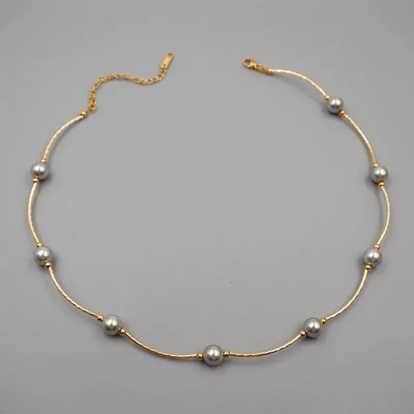Pearl-Inspired Choker Necklace - Image 7