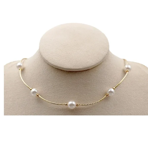 Pearl-Inspired Choker Necklace - Image 5